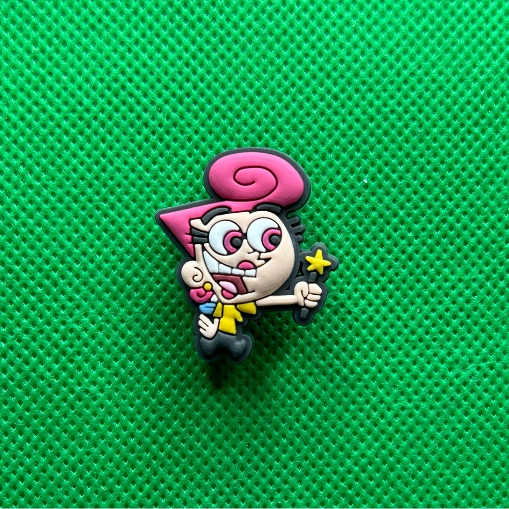 🌼 (5/$10 or 10/$15) Wanda from the Fairly Odd Parents Croc Charm, Nickelodeon